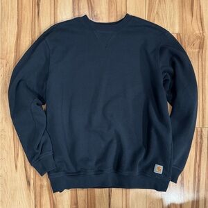 Navy blue Carhartt crew neck sweatshirt